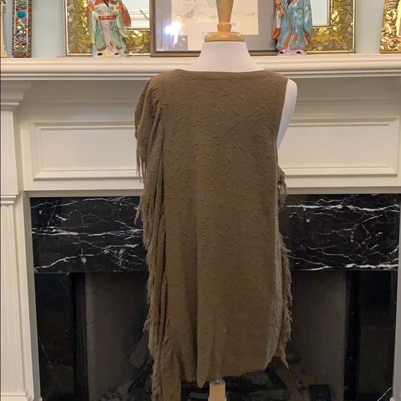 Free People olive gn unique tunic top - Picture 4 of 7